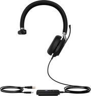 Yealink UH38MONO-TEAMS Mono Ear Teams Approved USB-A Premium Headset Headset Yealink