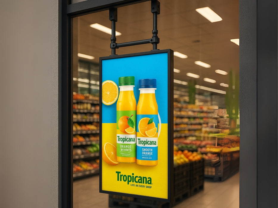 Moove UHB65HD8-B2 – 65" Ultra High Brightness 3500 cd/m² Digital Window Display Store-Front Display ScreenMoove