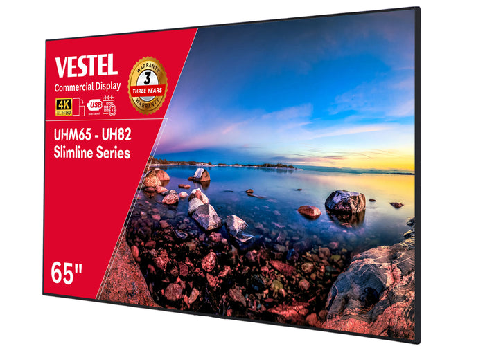 Vestel UHM65 - 65" 4K Large Format Professional Digital Signage Display Digital Signage Display Vestel