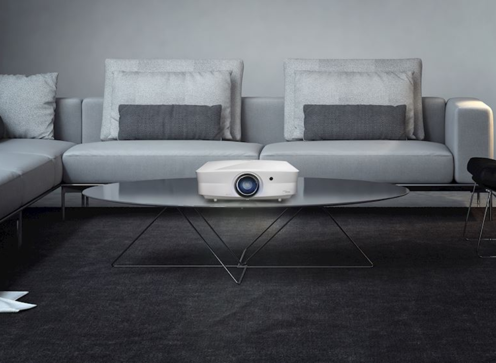 Optoma UHZ65LV Bright 4K UHD Laser Home Entertainment Projector - 5000 Lumens Projector Optoma