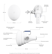 Ubiquiti Outdoor 5GHz 19.5dBi Point-To-Multi-Point Horn Antenna | UISP-HORN Network Antenna Ubiquiti