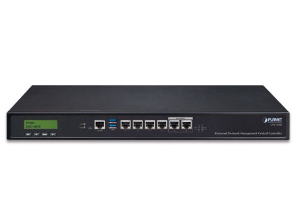 Planet Universal Network Management Central Controller with LCD & 6 10/100/1000T LAN Ports (1024 x 100 nodes) | UNC-NMS Gateway Planet