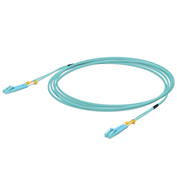 Ubiquiti UniFi ODN 3m InfiniBand & Fibre Optic Cable LC OM3 Aqua Colour | UOC-3 InfiniBand & Fibre Optic Cable Ubiquiti