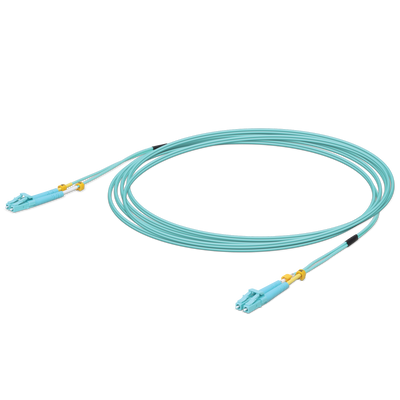 Ubiquiti UniFi ODN 3m InfiniBand & Fibre Optic Cable LC OM3 Aqua Colour | UOC-3 InfiniBand & Fibre Optic Cable Ubiquiti