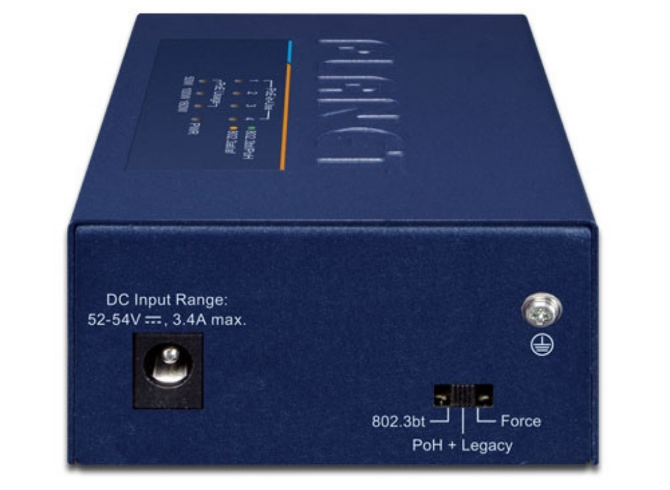 Planet 4-Port Multi-Gigabit 802.3bt PoE++ Injector Hub (160 Watts) | UPOE-400 Planet Network Switches Planet