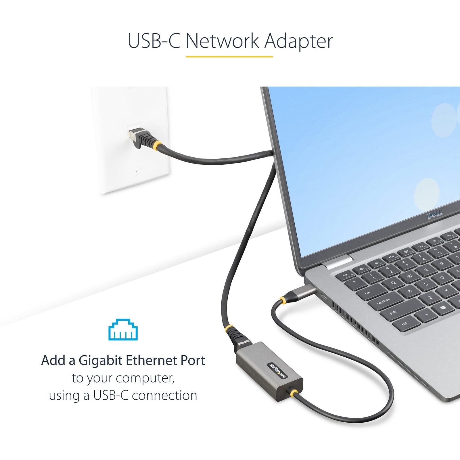 StarTech USB-C to Gigabit Ethernet Network Adapter | US1GC30B2 Adapter / Converter Startech