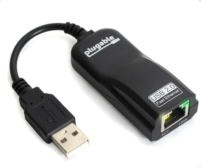 Plugable USB2-E100 USB 2.0 to Ethernet Fast 10/100 LAN Wired Network Adapter Network Adapter Plugable