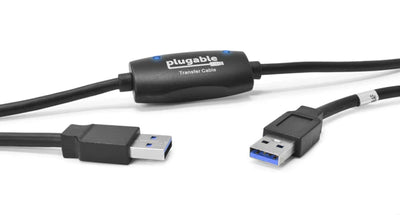 Plugable USB cable 2 m USB 2.0 USB A Black - USB3-TRAN Network Adapter Plugable