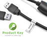 Plugable USB cable 2 m USB 2.0 USB A Black -  USB3-TRAN