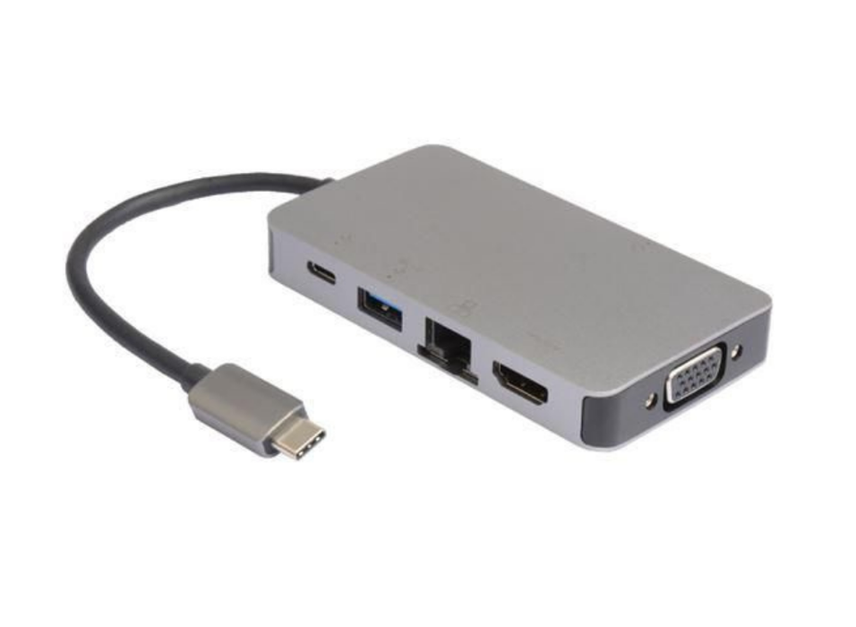 MicroConnect USB-C, 2 x USB3.0 A, Type C Docks | USB3.1CCOM14