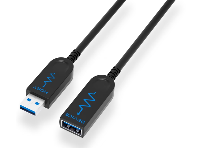 BluStream (15m) Precision 10Gbps USB-A Male-Female AOC Cable | USB3AMF15 Adapter / Converter BluStream