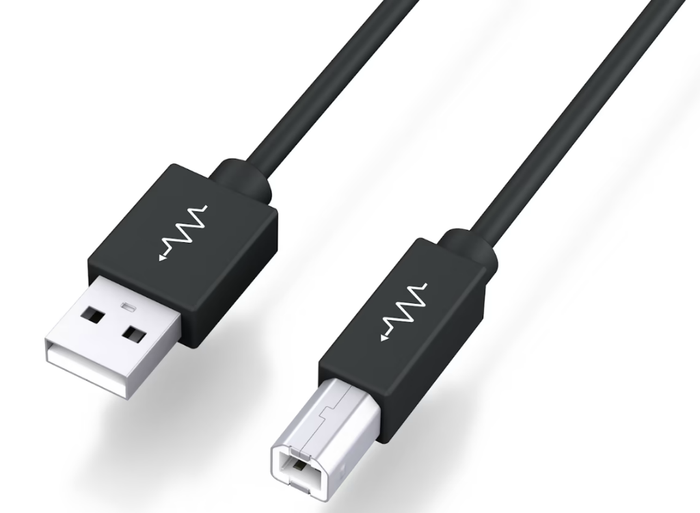 BluStream USBABM3 Micro Form USB 2.0 A-B (3m) USB Cable BluStream