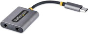 Startech USB Type-C to 3.5mm Audio Splitter Cable | USBC-AUDIO-SPLITTER Splitter Startech