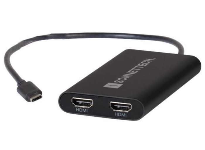 Sonnet USB-C to Dual HDMI Adapter 4K 60Hz | USBC-DHDMI Audio / Video Cable Sonnet