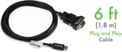 Plugable Technologies USBC-VGA-CABLE USB Graphics Adapter 1920 x 1080 Pixels Black