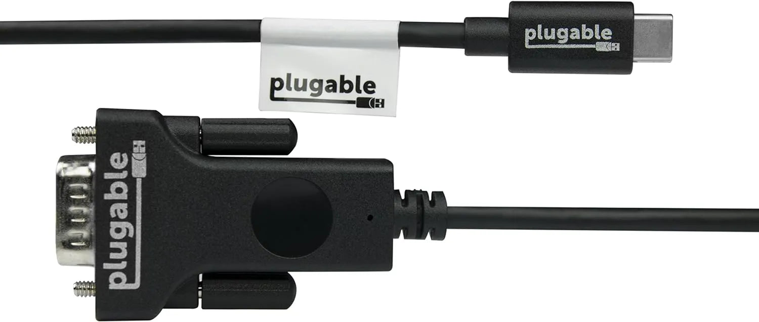 Plugable Technologies USBC-VGA-CABLE USB Graphics Adapter 1920 x 1080 Pixels Black