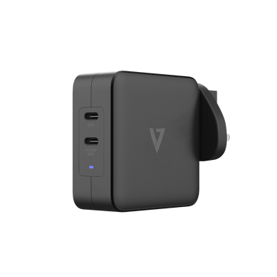V7 65W USB-C PD GaN AC Charger | ACUSBC65WGAN Mobile Device Chargers V7