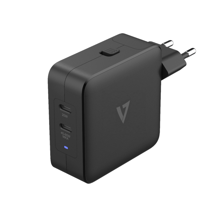 V7 65W USB-C PD GaN AC Charger | ACUSBC65WGAN