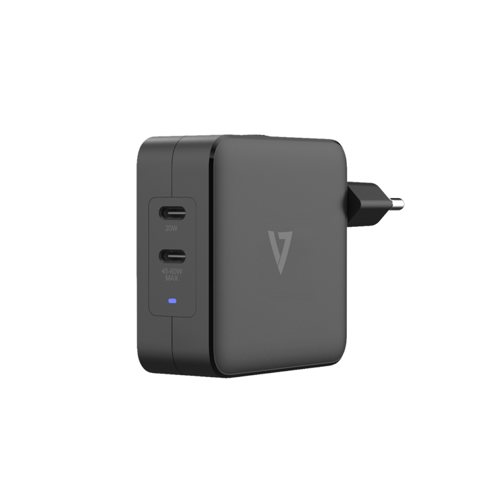 V7 65W USB-C PD GaN AC Charger | ACUSBC65WGAN