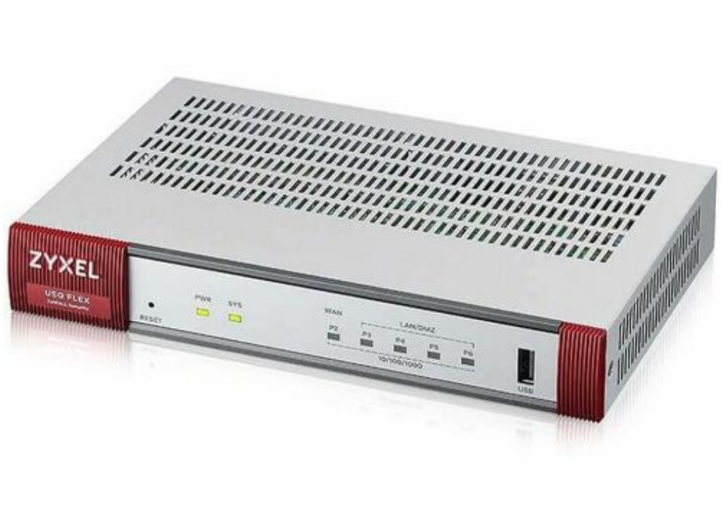 ZYXEL ZYWALL Network Security/Firewall Appliance - 5 Port - 10/100/1000Base-T - Gigabit Ethernet | USGFLEX100-EU0111F Network Firewall Zyxel