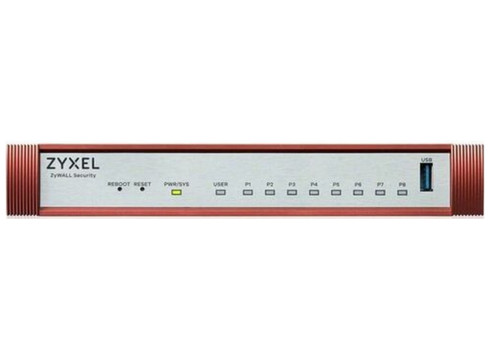 ZYXEL Network Security/Firewall Appliance - 8 Port - 10/100/1000Base-T - Gigabit Ethernet | USGFLEX100H-EU0101F Network Firewall Zyxel
