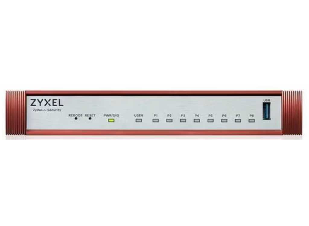 ZYXEL ZYWALL Network Security/Firewall Appliance - 1 Year Security Bundle - 8 Port - 10/100/1000Base-T - Gigabit Ethernet | USGFLEX100H-EU0102F Network Firewall Zyxel