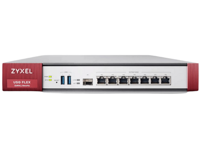 ZYXEL Network Security/Firewall Appliance - 1 Year UTM - 6 Port - 10/100/1000Base-T - Gigabit Ethernet | USGFLEX200-EU0102F Zyxel Network Hardware Firewalls Zyxel