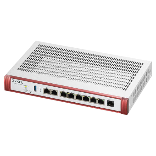 ZYXEL ZYWALL Network Security/Firewall Appliance - 8 Port - 2.5GBase-T - 2.5 Gigabit Ethernet | USGFLEX200H-EU0101F Network Firewall Zyxel