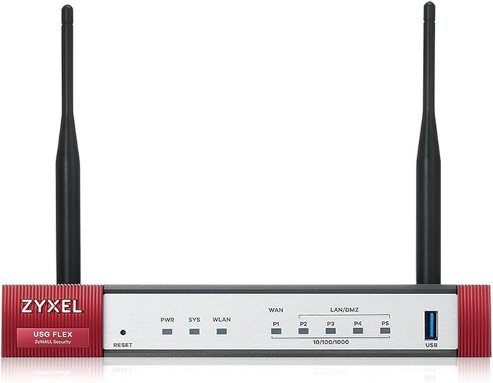 ZYXEL Network Security/Firewall Appliance - Web Filtering - 5 Port - 10/100/1000Base-T - Gigabit Ethernet | USGFLEX50AX-EU0101F Network Firewall Zyxel