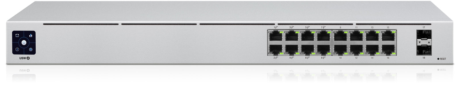 Ubiquiti UniFi Gen2 16 Port PoE Gigabit Network Switch - USW-16-POE Network Switch Ubiquiti