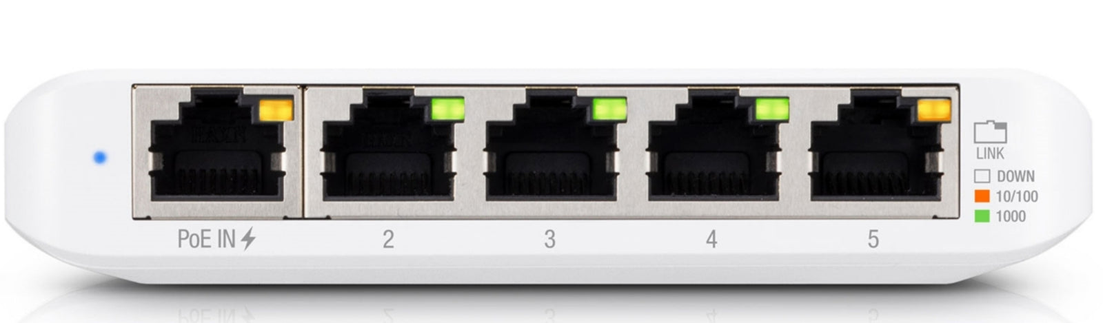 Ubiquiti Flex Mini Managed L2 Gigabit Ethernet (10/100/1000) Power Over Ethernet (PoE) White | USW-FLEX-MINI-UK Network Switch Ubiquiti