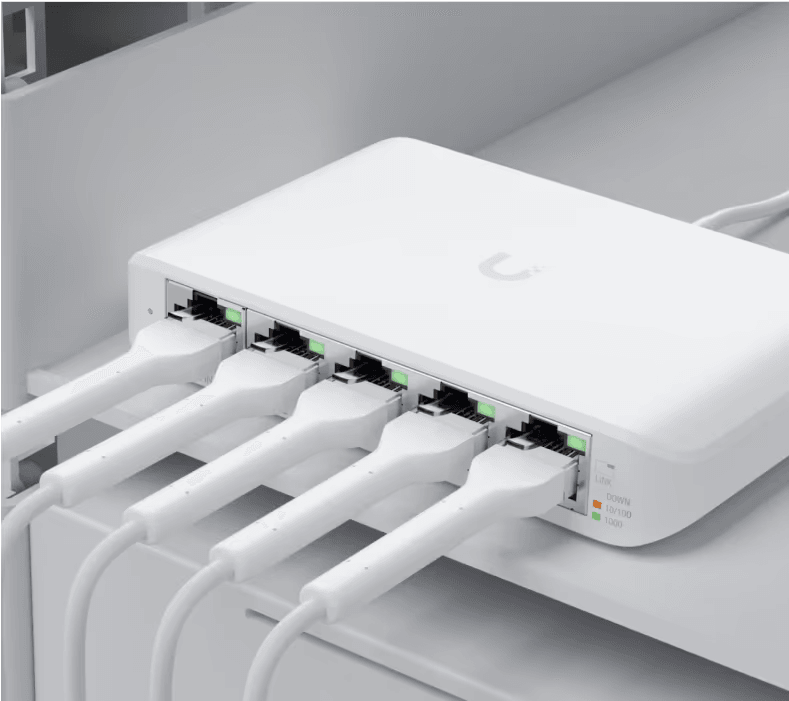 Ubiquiti UniFi USW Flex Mini 5-Port Layer 2 Gigabit Switch | USW-FLEX-MINI Network Switch Ubiquiti