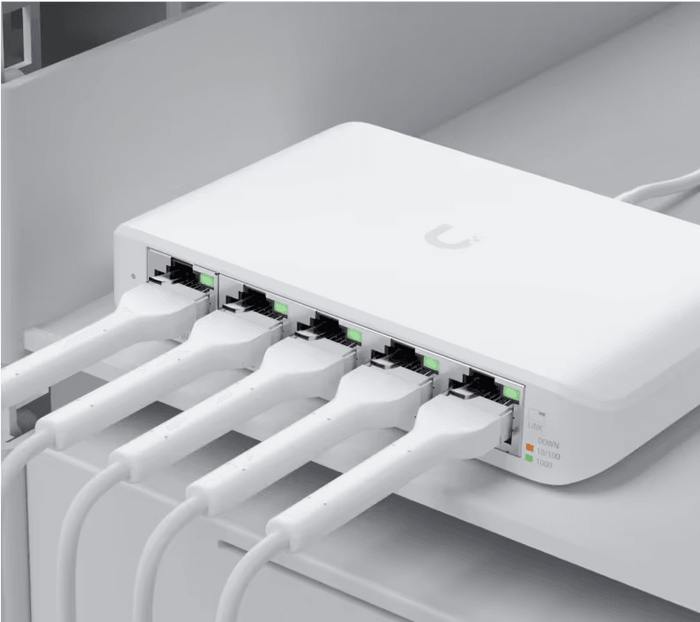 Ubiquiti UniFi USW Flex Mini 5-Port Layer 2 Gigabit Switch | USW-FLEX-MINI Network Switch Ubiquiti