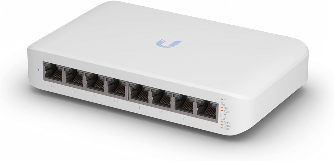 Ubiquiti UniFi Lite 8-Port PoE Switch | USW-LITE-8-POE