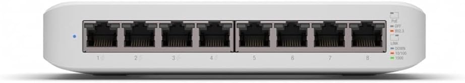Ubiquiti UniFi Lite 8-Port PoE Switch | USW-LITE-8-POE Network Switch Ubiquiti