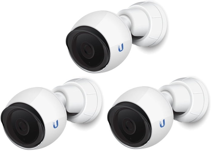 Ubiquiti UniFi Protect G4 Bullet Camera 3 Pack | UVC-G4-BULLET-3 Security Camera Ubiquiti