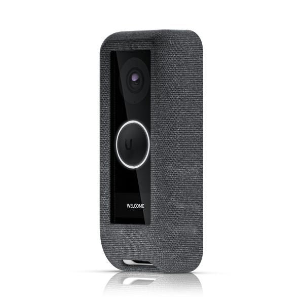 Ubiquiti G4 Doorbell Cover Grey Fabric Polycarbonate 1 Pack (PC) | UVC-G4-DB-COVER-FABRIC