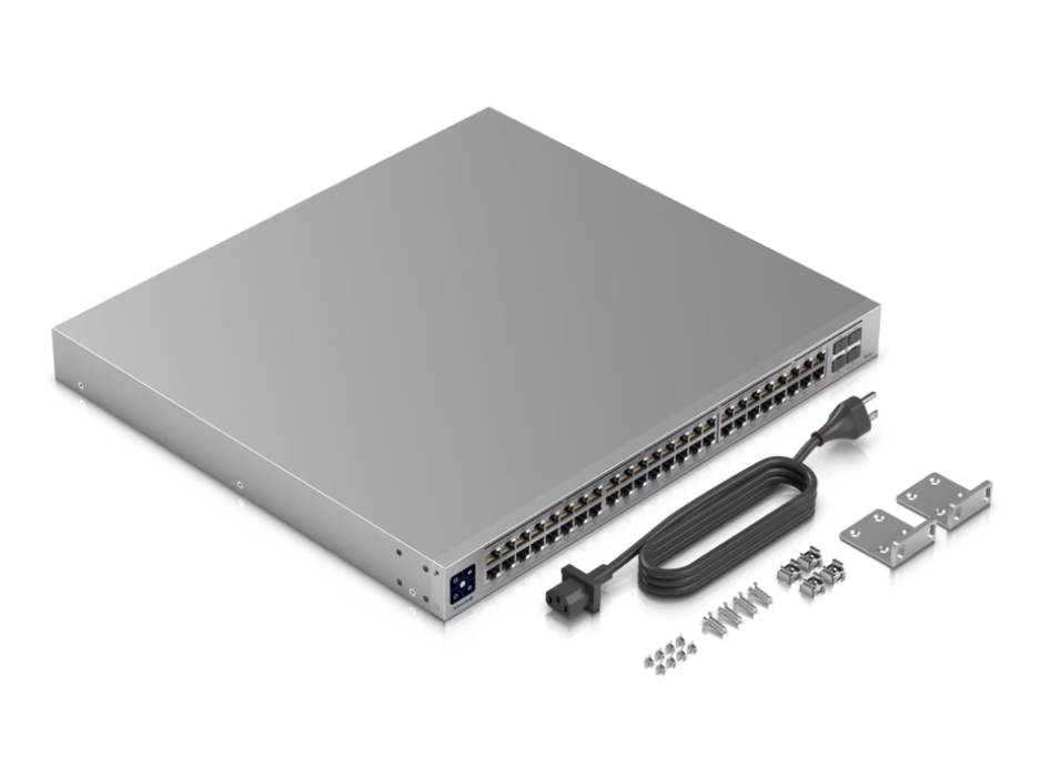 Ubiquiti Switch Enterprise 48 PoE 2.5GbE L3 Managed 4×10G SFP+ 720W | USW-Enterprise-48-PoE Ubiquiti Network Switches Ubiquiti