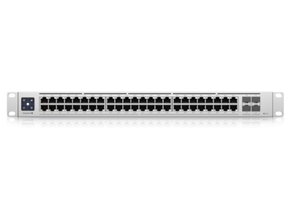 Ubiquiti Switch Enterprise 48 PoE 2.5GbE L3 Managed 4×10G SFP+ 720W | USW-Enterprise-48-PoE Ubiquiti Network Switches Ubiquiti