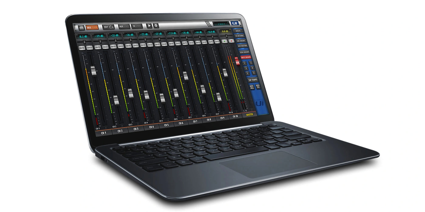 Soundcraft Ui12 12-Channel Digital Mixer With Wireless Control | 5056215 Audio Mixer Soundcraft
