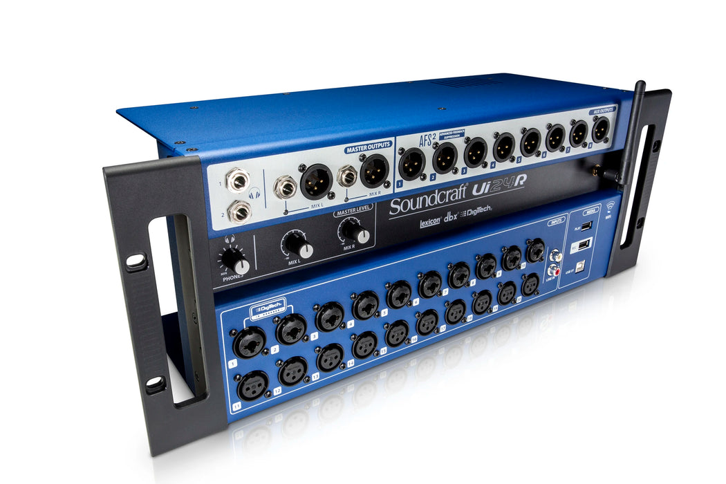 Soundcraft Ui24R 24-channel Digital Mixer/USB Multi-Track Recorder With Wireless Control Audio Mixer Soundcraft