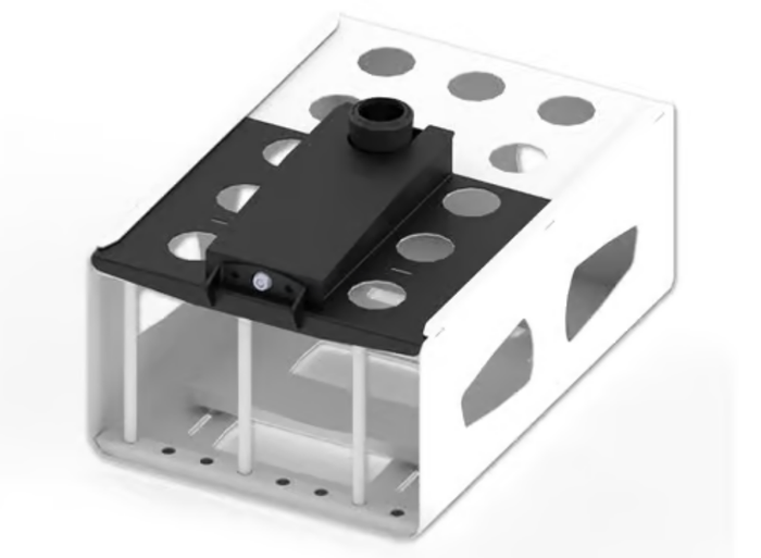 Unicol PGL 400 x 180 x 520mm Projector Guardbox - Black Projector Mount Unicol