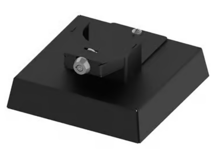 Unicol CPSC1 Locking Ceiling Plate - Black Projector Mount Unicol