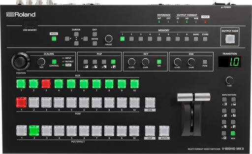 Roland MK2 HDMI Multi-Format Video Switcher | V-800HDMK2 Video Mixers Roland