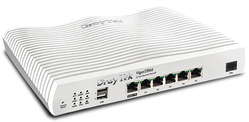 DrayTek Vigor Wired G.fast DSL & Ethernet Router - V2866-K DrayTek Router DrayTek