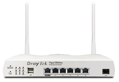 DrayTek Vigor 2866Vac VDSL VoIP WLAN Router - V2866VAC-K DrayTek Router DrayTek