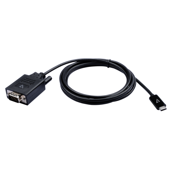 V7 USB-C to VGA Adapter Cable 2m 6.6 ft - V7UCVGA-2M