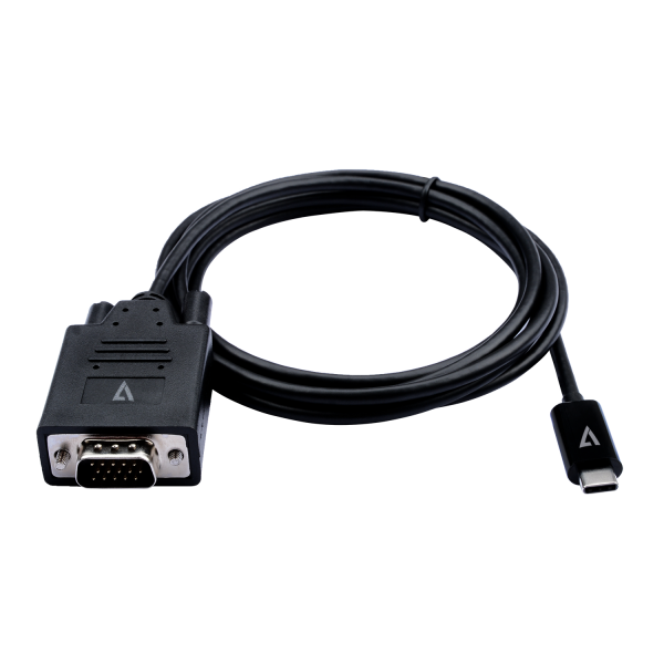 V7 USB-C to VGA Adapter Cable 2m 6.6 ft - V7UCVGA-2M