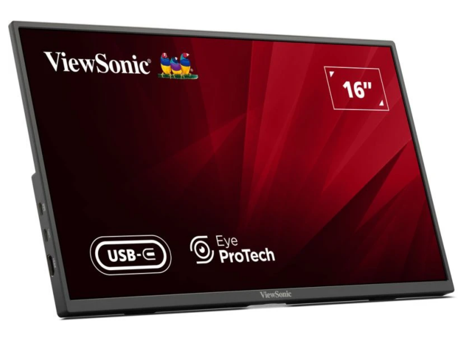 ViewSonic VA1650 16” 60Hz Full HD USB-C Lightweight Portable Monitor Portable Monitor ViewSonic