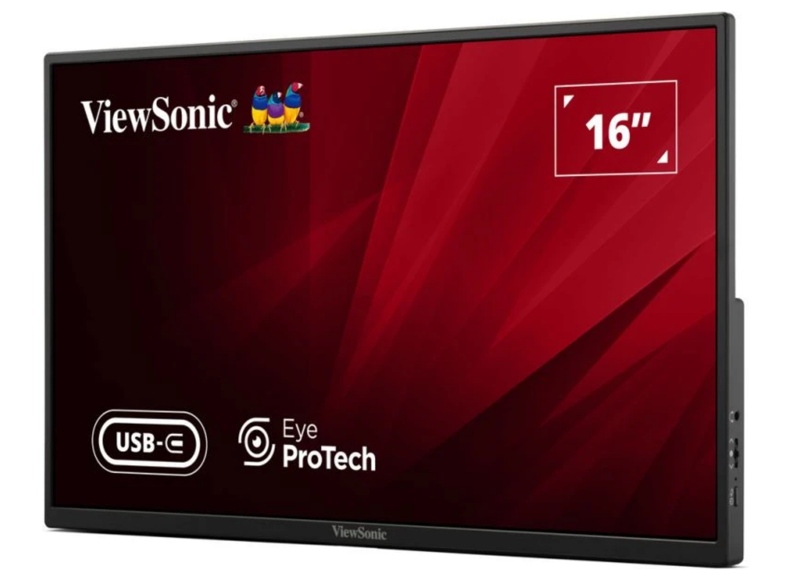 ViewSonic VA1650 16” 60Hz Full HD USB-C Lightweight Portable Monitor Portable Monitor ViewSonic